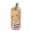 Baby Spice Character Wooden Keyring by Wotmalike