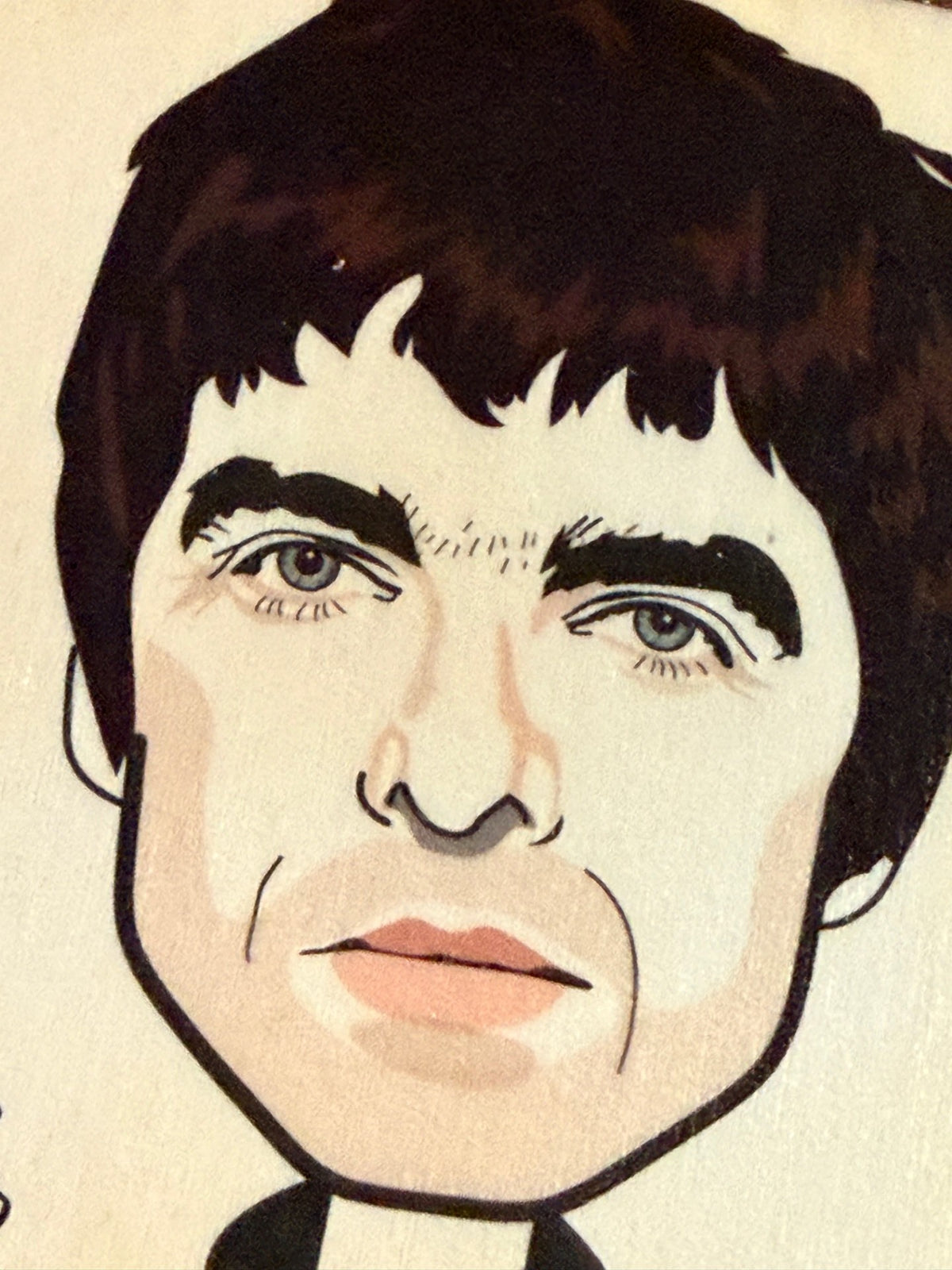 Noel Gallagher NEW DESIGN Character Wooden Keyring - RWKR1