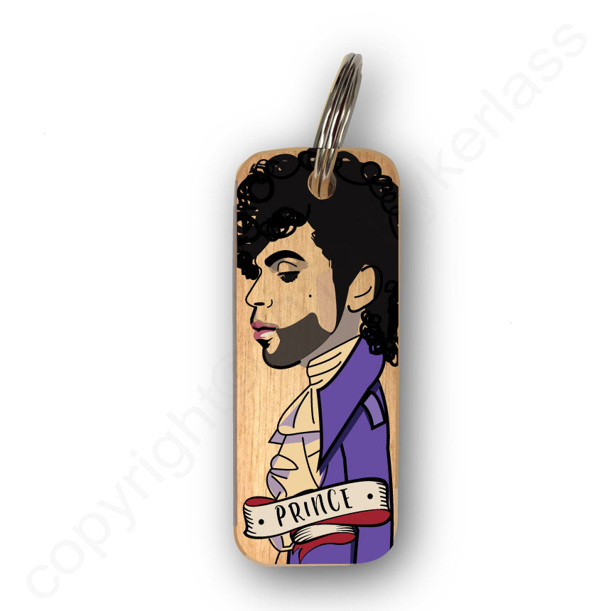 Prince Character Wooden Keyring - RWKR1
