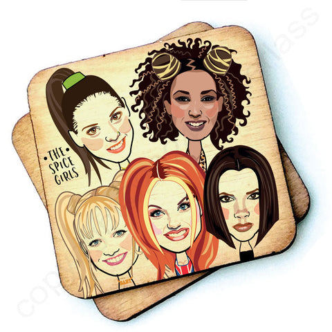 The Spice Girls Character Wooden Coaster - RWC1