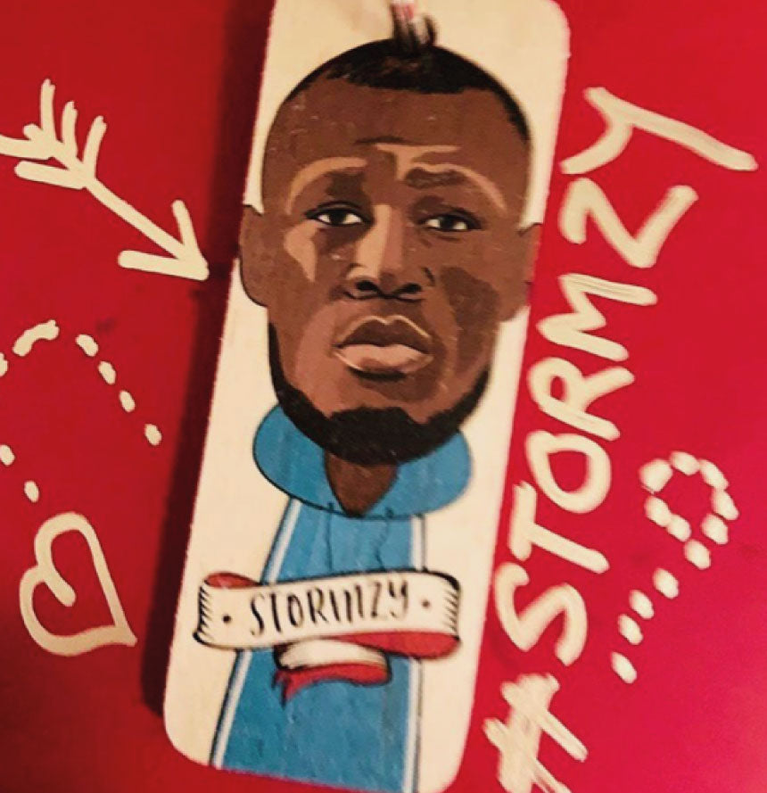 Stormzy Character Wooden Keyring - RWKR1