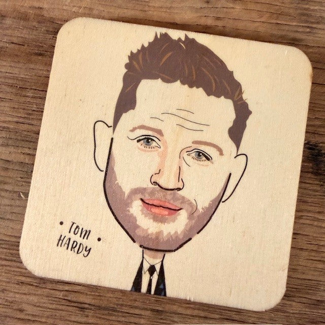 Tom Hardy Character Wooden Coaster - RWC1