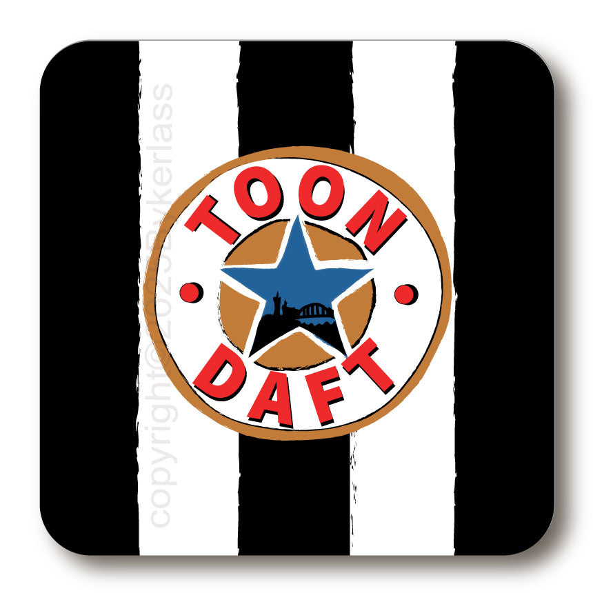 Toon Daft Cork Backed Coaster