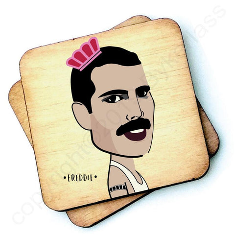 Freddie Mercury - Character Wooden Coaster - RWC1