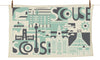 Scouse City Tea Towel by Wotmalike