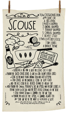 Scouse Recipe Tea Towel  (SRTT)