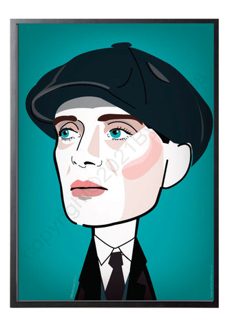 Tommy Shelby (with hat) Character Print - A4 (IP12)