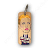 Annie Lennox Character Wooden Keyring by Wotmalike