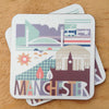 City Scape Manchester Coaster