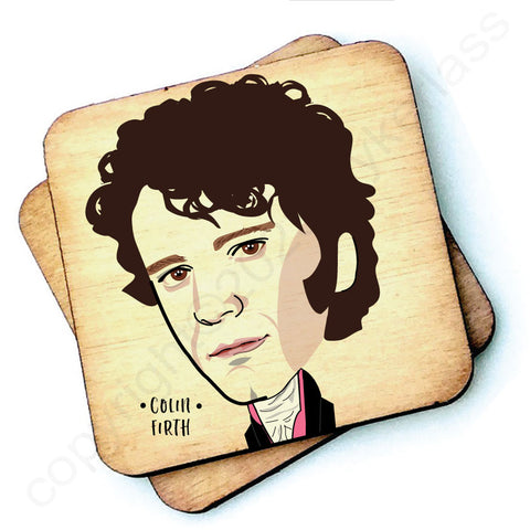 Colin Firth as Mr Darcy Character Wooden Coaster - RWC1