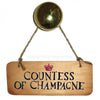 Countess of Champagne Fab Wooden Sign by Wotmalike