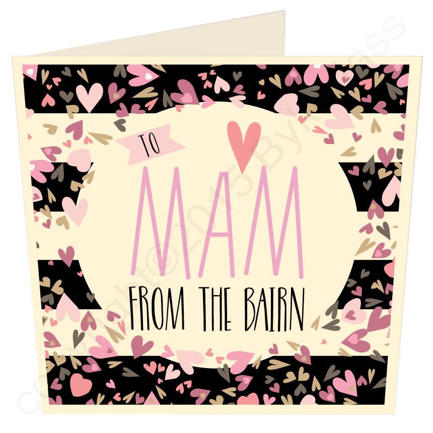 Mam From The Bairn Card