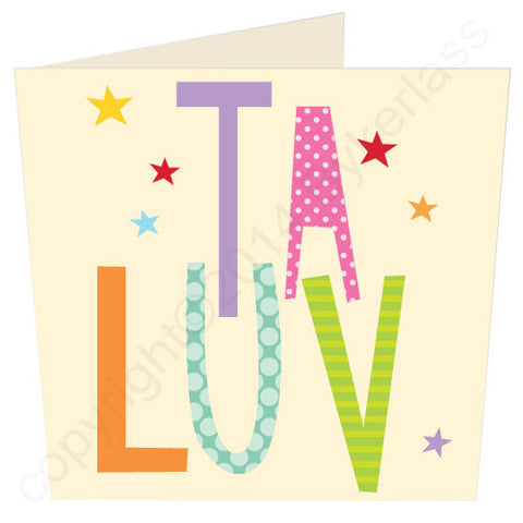 Ta Luv - North Divide Thank You Card (ND23)