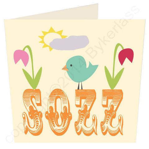 Sozz - Scouse Sorry Card (SS26)