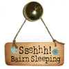 Ssshhhh Bairn Sleeping (Boy) Rustic Wooden Sign