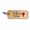 The Tack Room  - Horse Rustic Wooden Keyring