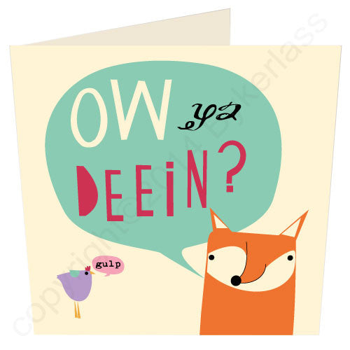 Ow Ya Deein? - Cumbrian Card