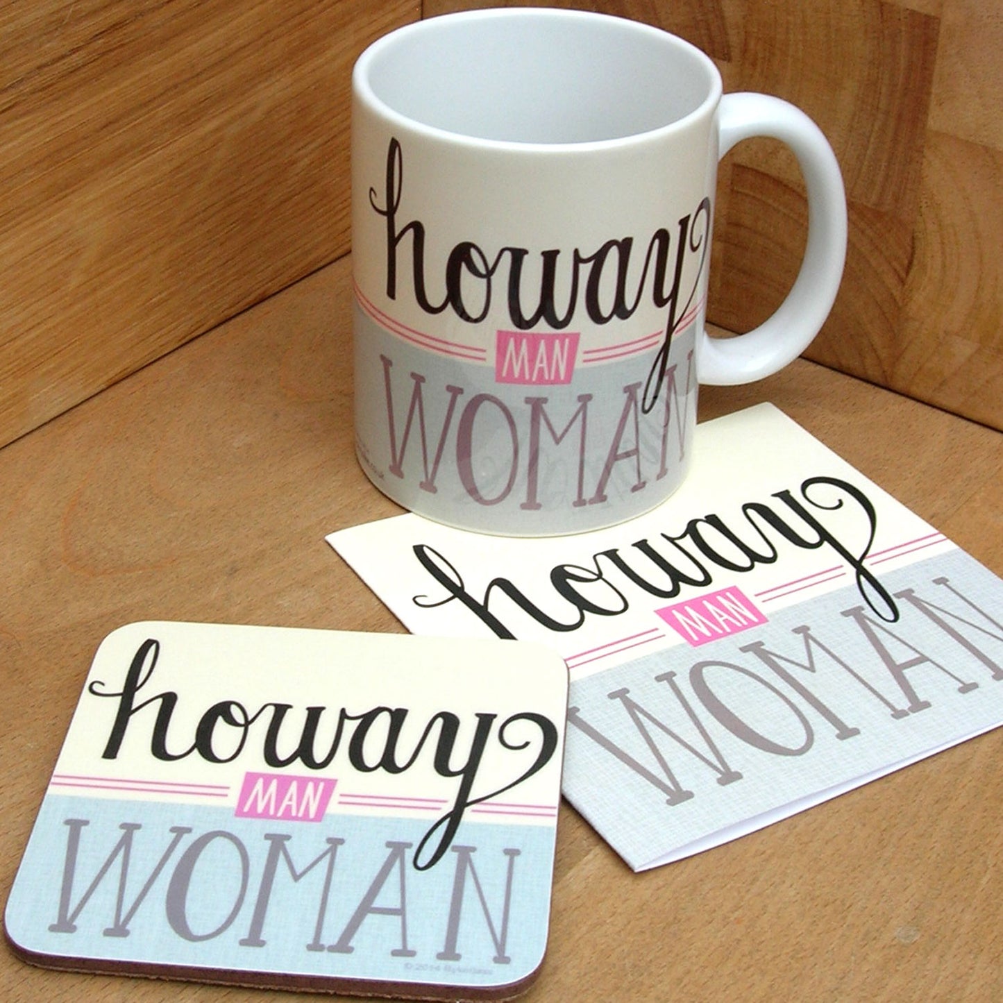 Howay Man Woman North East Speak Coaster