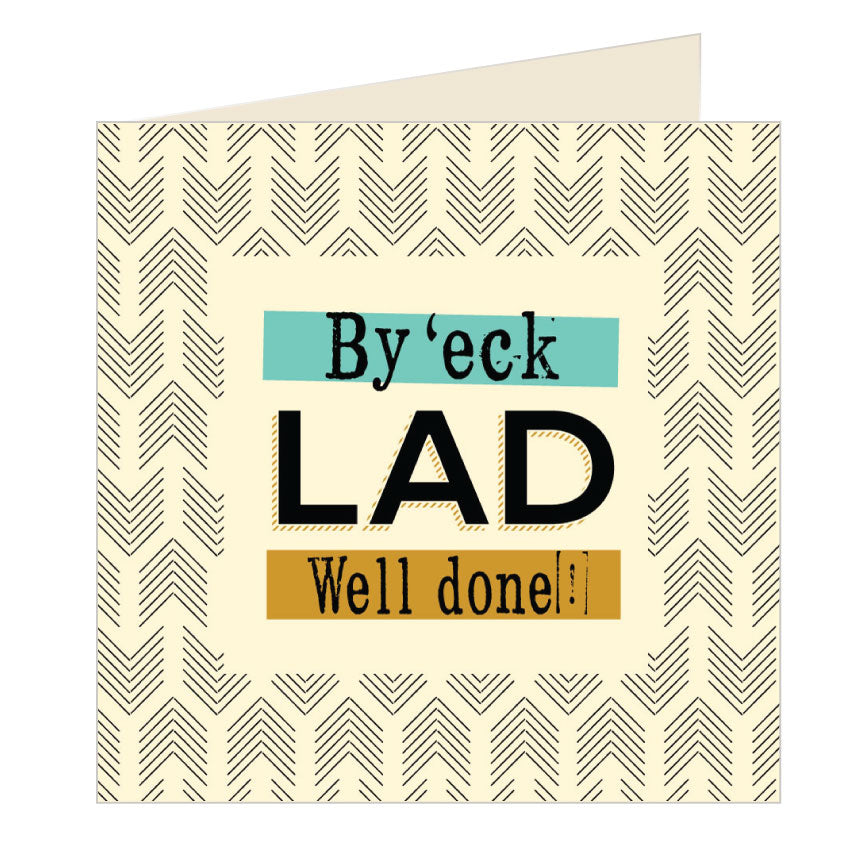 By Eck Lad Well Done Yorkshire Card by Wotmalike