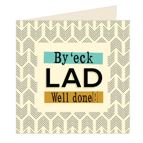 By Eck Lad Well Done Yorkshire Card (YQ11)