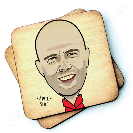 Arne Slot - Wooden Coaster by wotmalike