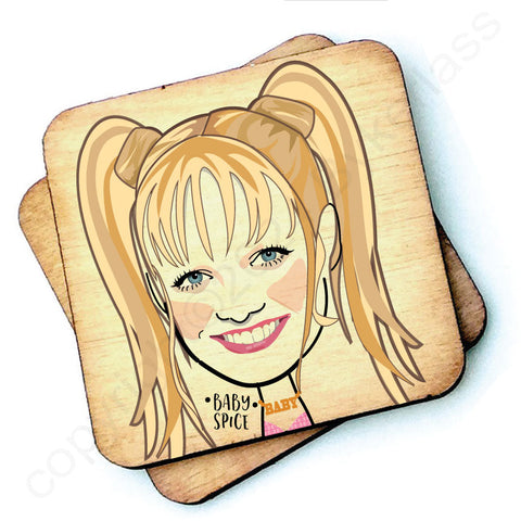 Baby Spice Character Wooden Coaster - RWC1