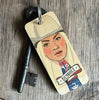 Beyonce Cowgirl - Character Wooden Keyring