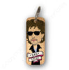 Bob Dylan Character Wooden Keyring