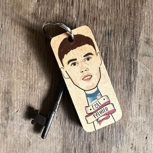 Cole Palmer - Character Wooden Keyring - RWKR1