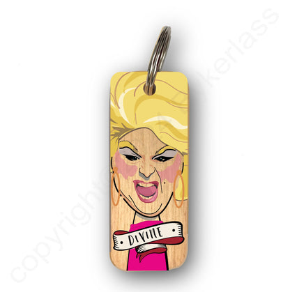 Divine Character Wooden Keyring - RWKR1