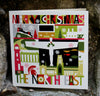 Large City Scape From The North East Christmas Card