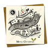 Newcastle & Gateshead Line Illustration Christmas Card --- GX23