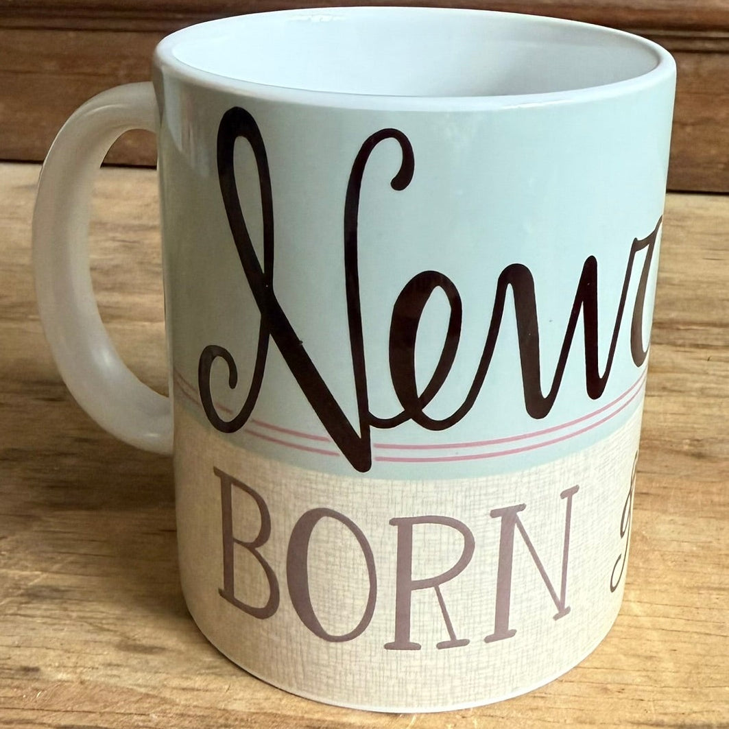 Newcastle Born and Bred Mug Teal Blue - Mug Sample