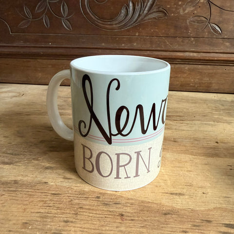 Newcastle Born and Bred Mug Teal Blue - Mug Sample