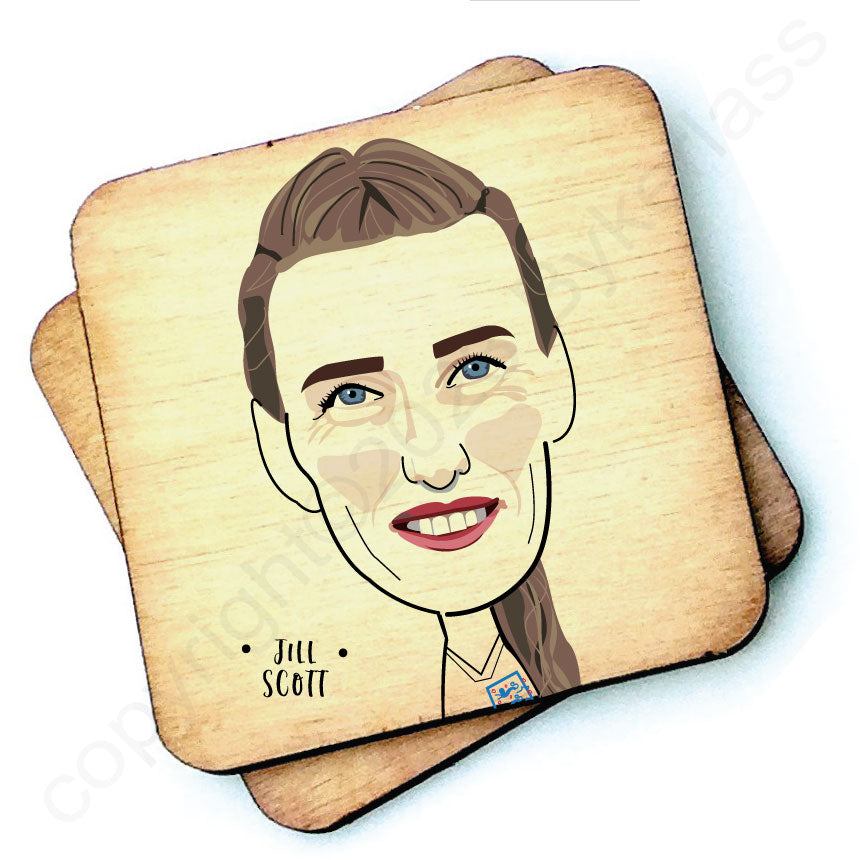 Jill Scott Character Wooden Coaster by WOtmalike