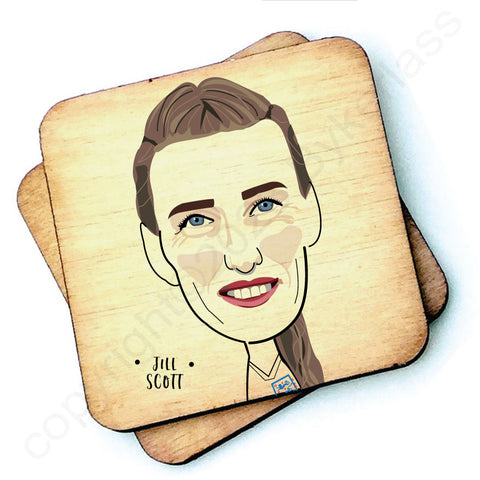 Jill Scott Character Wooden Coaster - RWC1