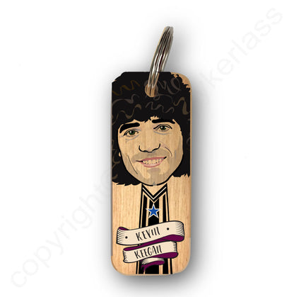 Kevin Keegan NEWCASTLE Character Wooden Keyring - RWKR1