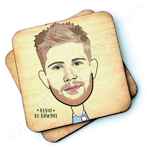 Kevin De Bruyne Character Wooden Coaster - RWC1