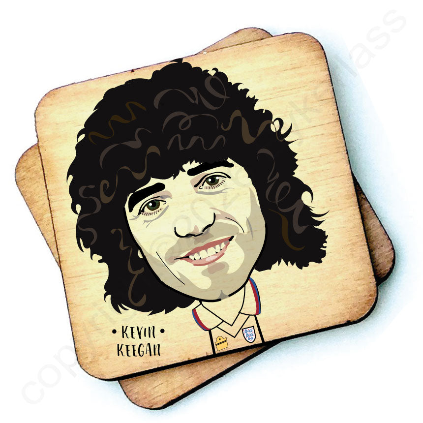 Kevin Keegan ENGLAND - Character Wooden Coaster - RWC1