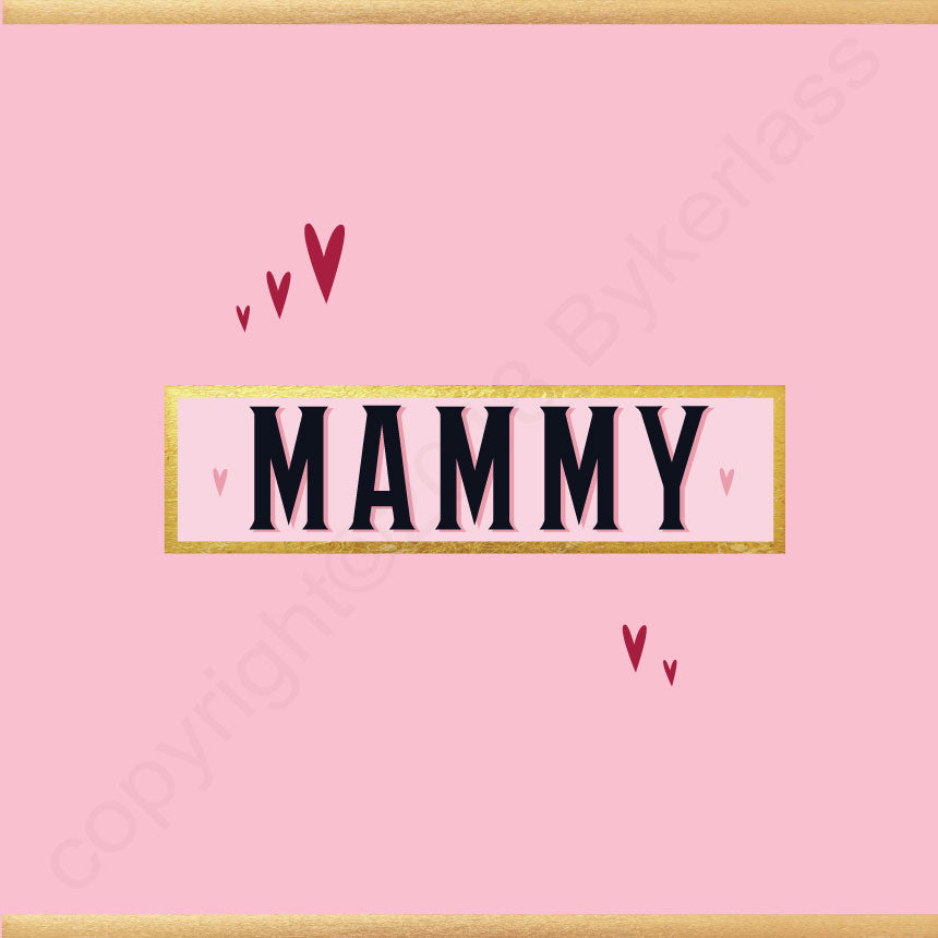 Mam/Mum/Grandma etc (you choose) - Stylish Mothers Day Card (MB63)