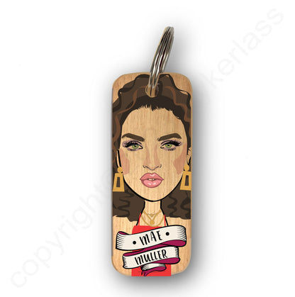 Mae Muller Character Wooden Keyring - RWKR1