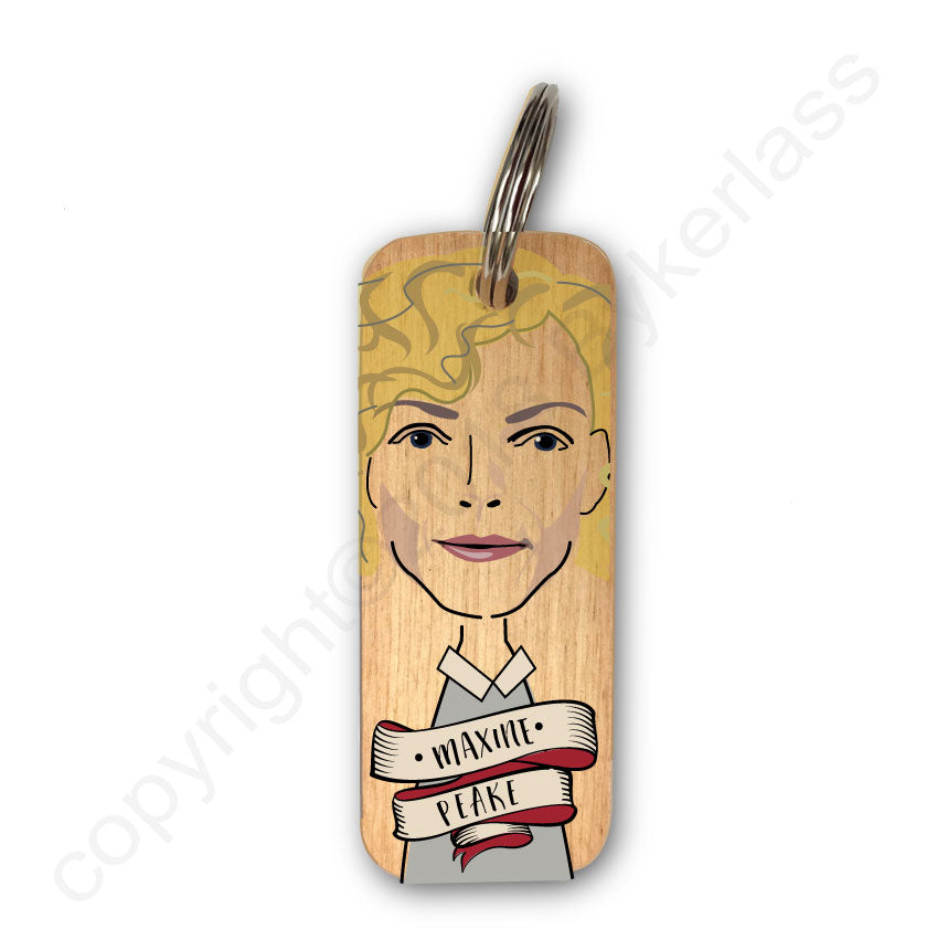 Maxine Peake Character Wooden Keyring - RWKR1