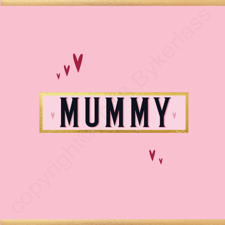 Mam/Mum/Grandma etc (you choose) - Stylish Mothers Day Card (MB63)