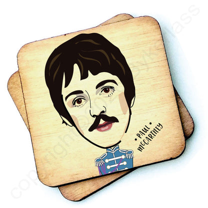 The Beatles - Sgt Peppers  - Wooden Coaster - RWC1