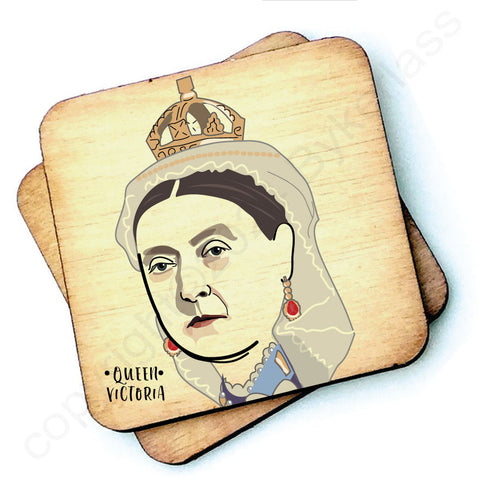 Queen Victoria - Character Wooden Coaster - RWC1