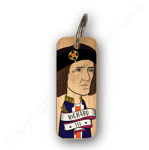 King Richard III - Character Wooden Keyring - RWKR1