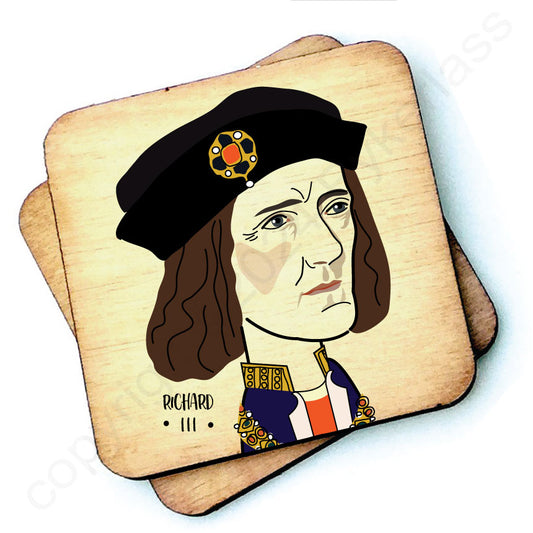 King Richard III - Character Wooden Coaster - RWC1