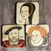 Queen Elizabeth I - Character Wooden Coaster - RWC1