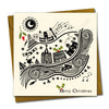 Liverpool Line Illustration Christmas Card by Wotmalike