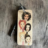 The Spice Girls Character Wooden Keyring by Wotmalike